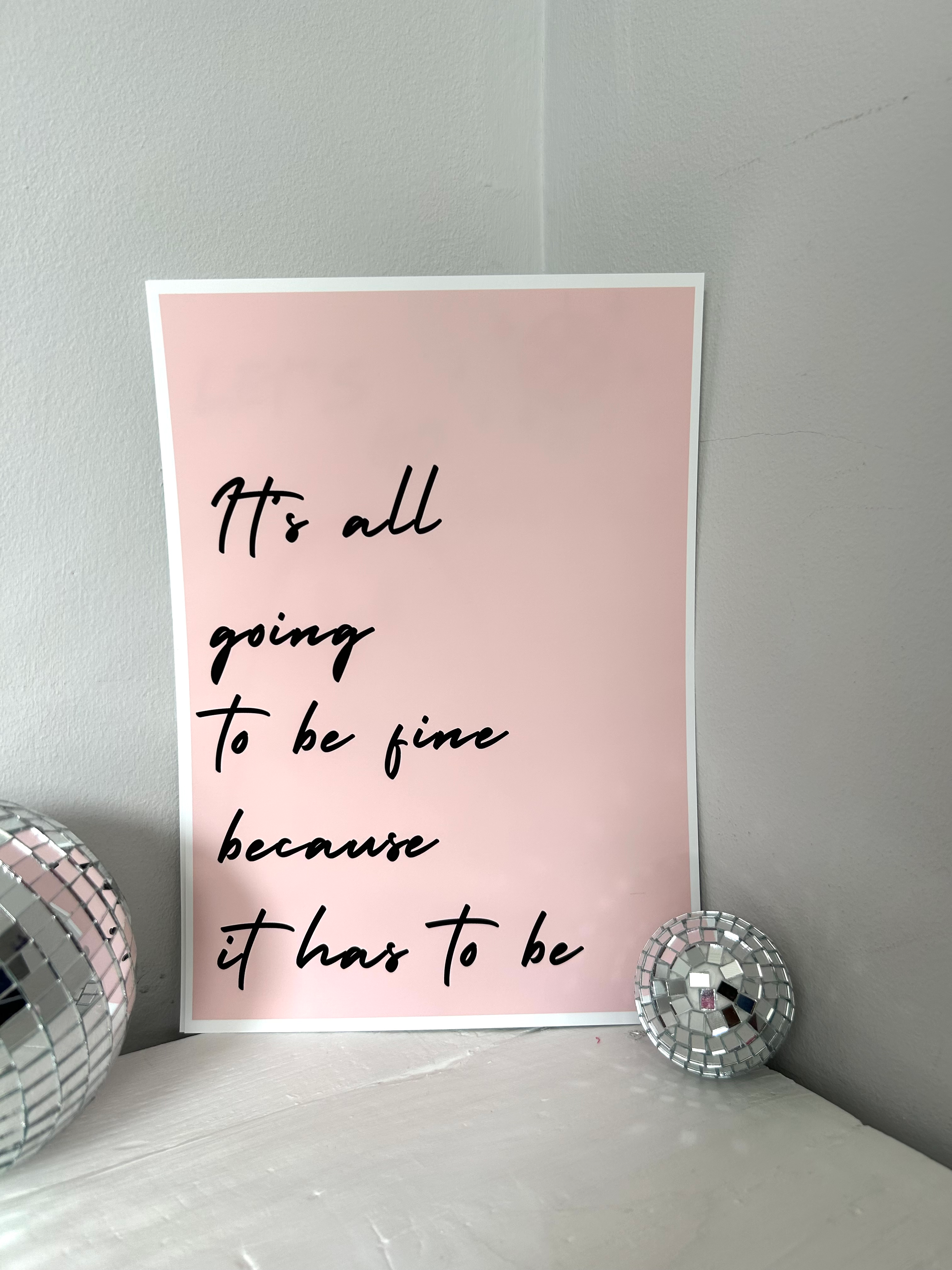 It's going to be fine Poster