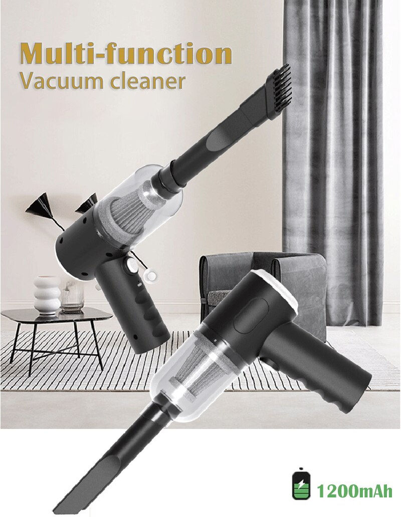 Thumbnail: Cordless Handheld Car Vacuum - 9000Pa