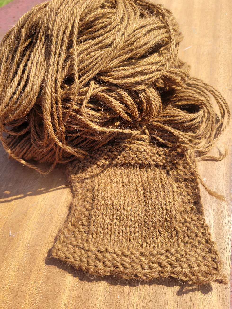 Thumbnail: Alpaca yarn, 80% alpaca, 20% nylon. Aleeka/willow 2024, dk weight, 3 ply