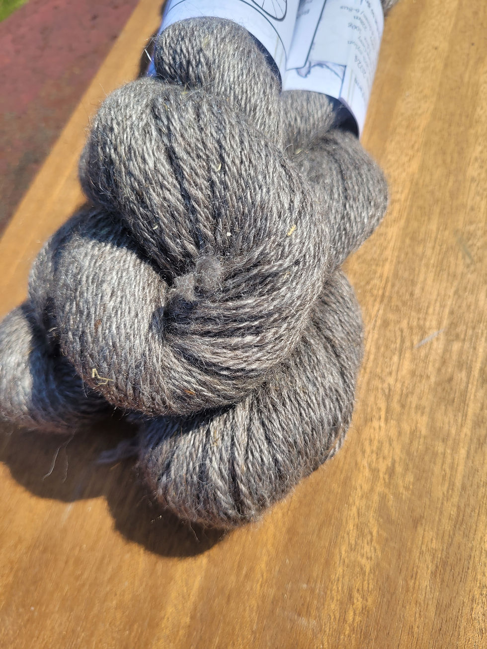 Thumbnail: Alpaca yarn, 80% alpaca, 20% nylon. Shasta 2024, dk weight, 3