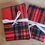 Thumbnail: Notebook, handwoven reusable cover and 2 notebooks, Stewart Tartan in Wool