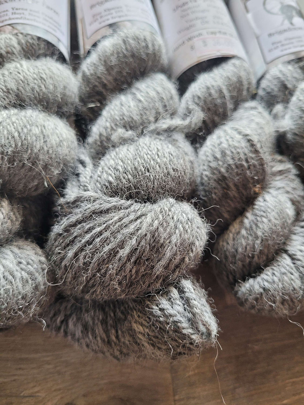 Thumbnail: 100% alpaca yarn, Shasta 2022, sport/DK weight, 3ply
