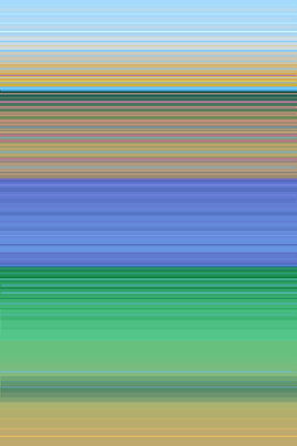 Dew Sweepers - digital art of a golf course in the early morning