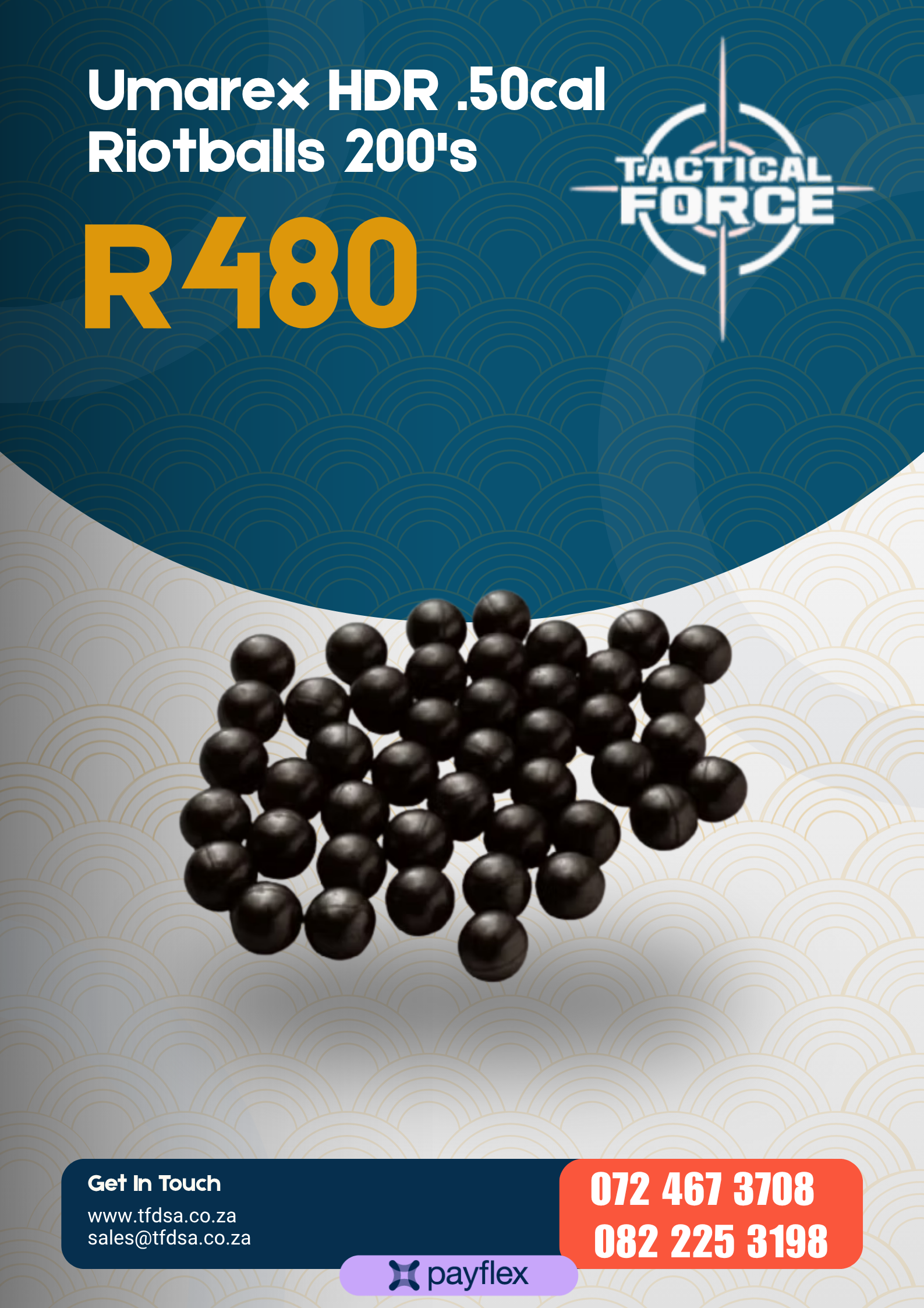 Umarex HDR .50cal Riotballs 200's
