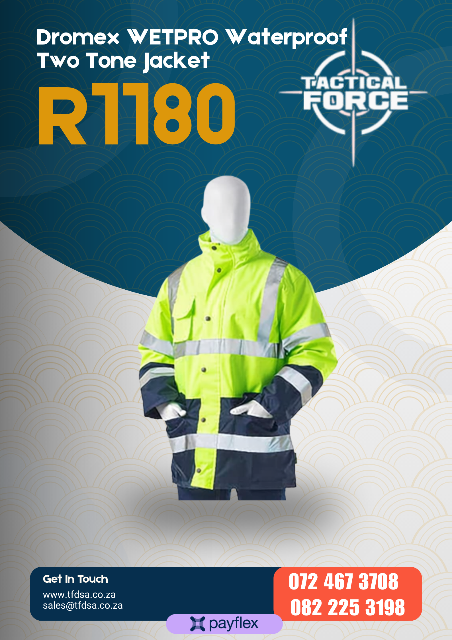 Dromex WETPRO Waterproof Two Tone Jacket