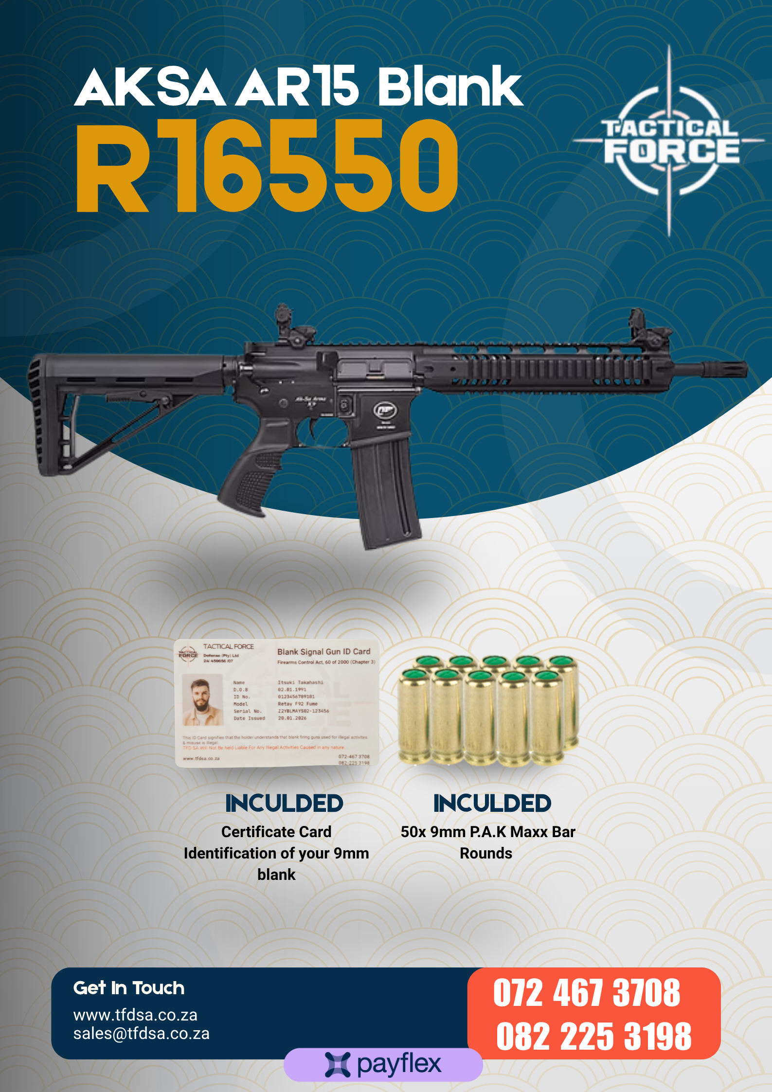 AKSA AR15 9mm Blank
