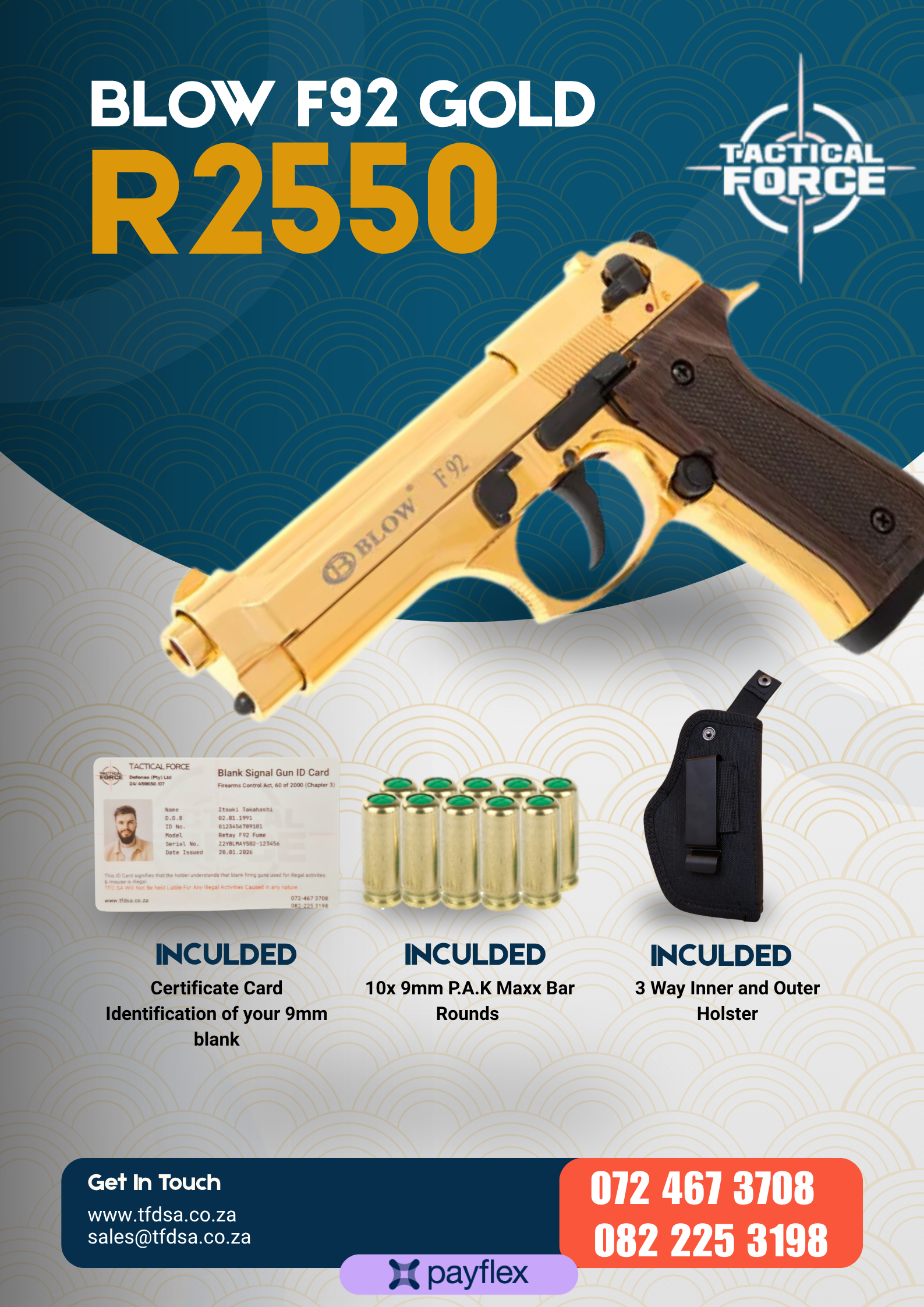 Blow F92 Gold