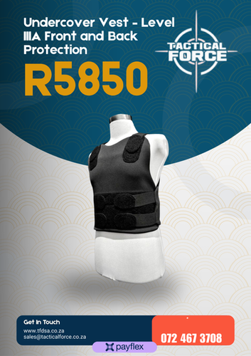 Undercover Vest – Level IIIA Front and Back Protection | TFD SA