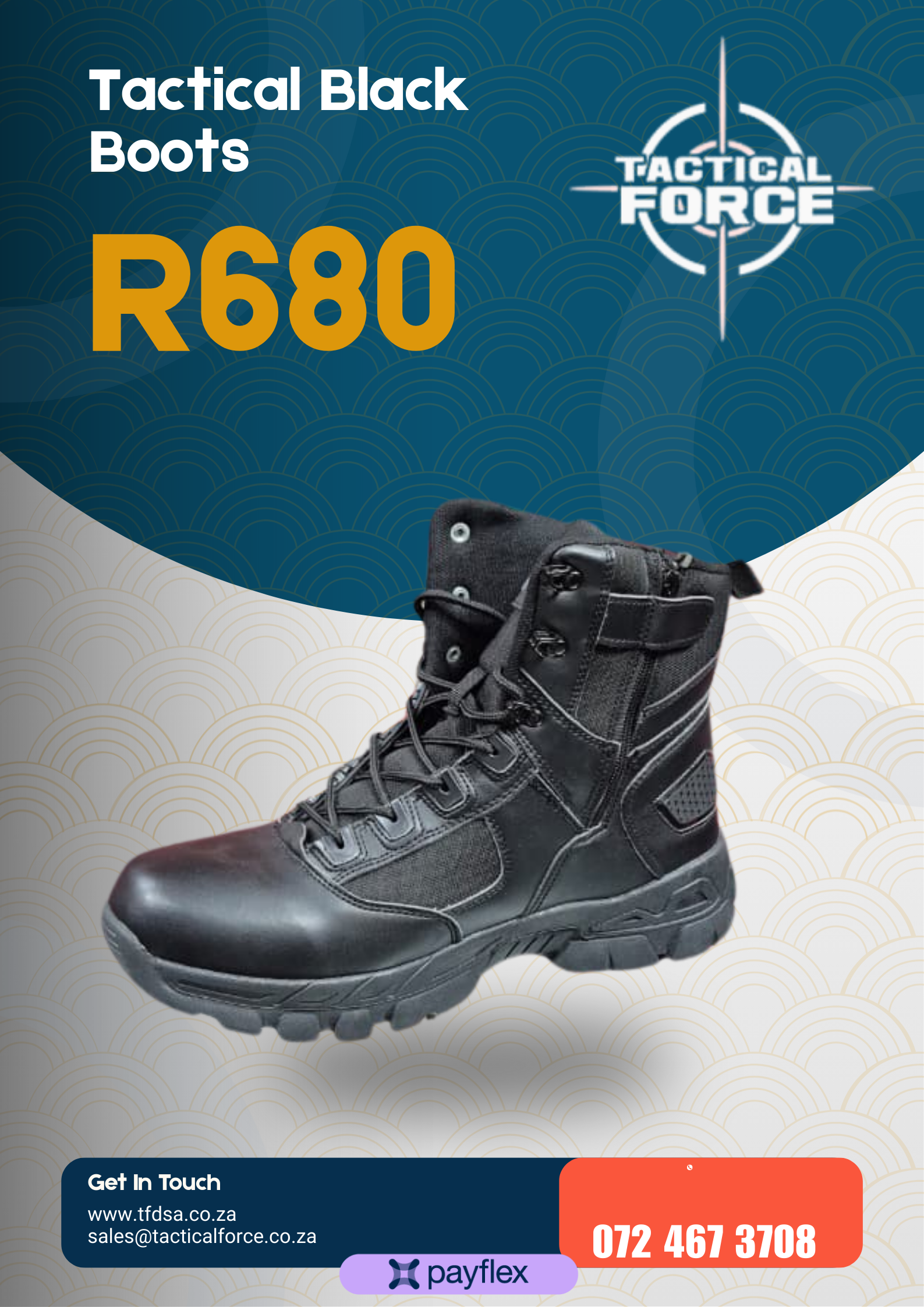 Tactical Black Boots