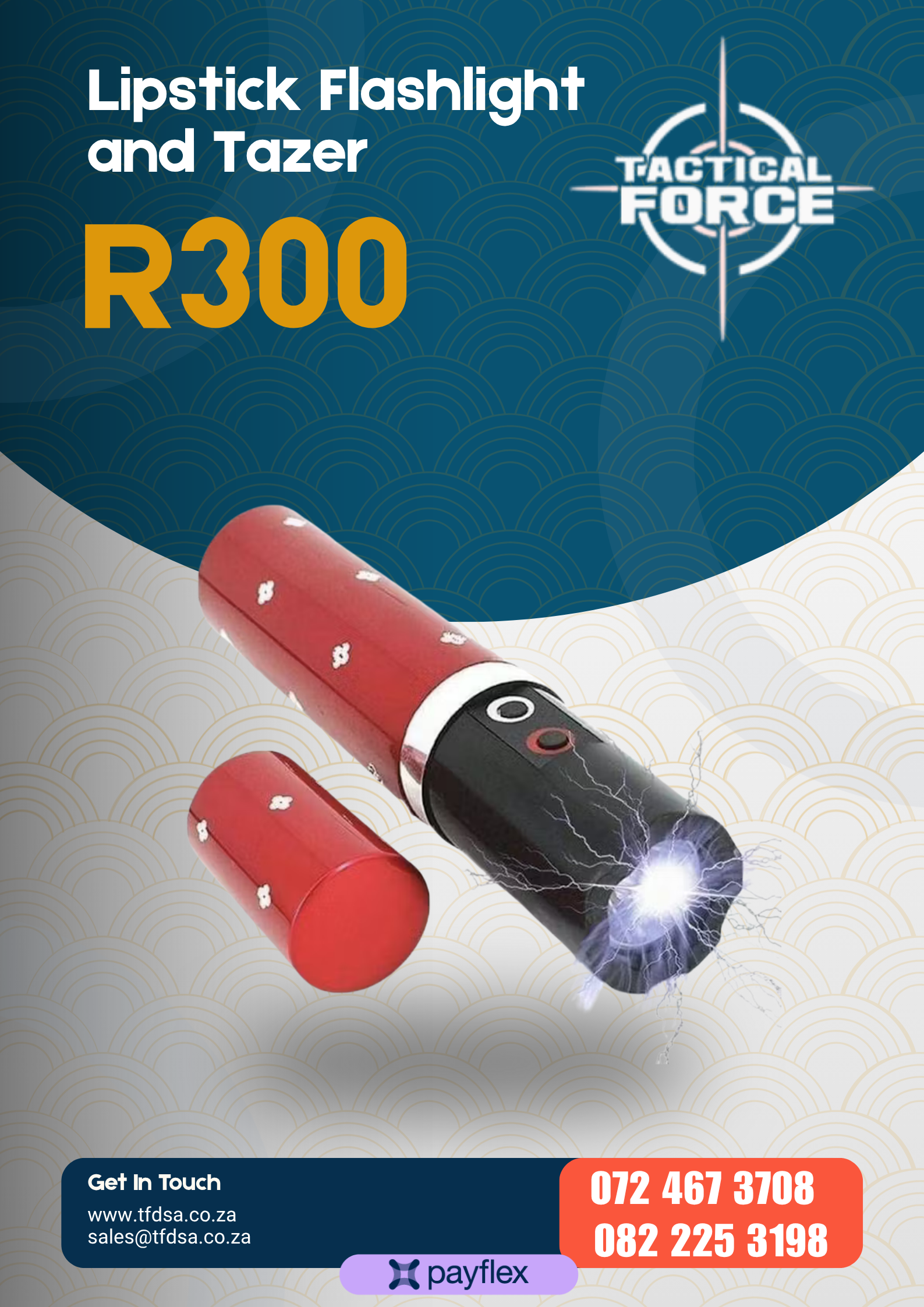 Lipstick Flashlight and Tazer