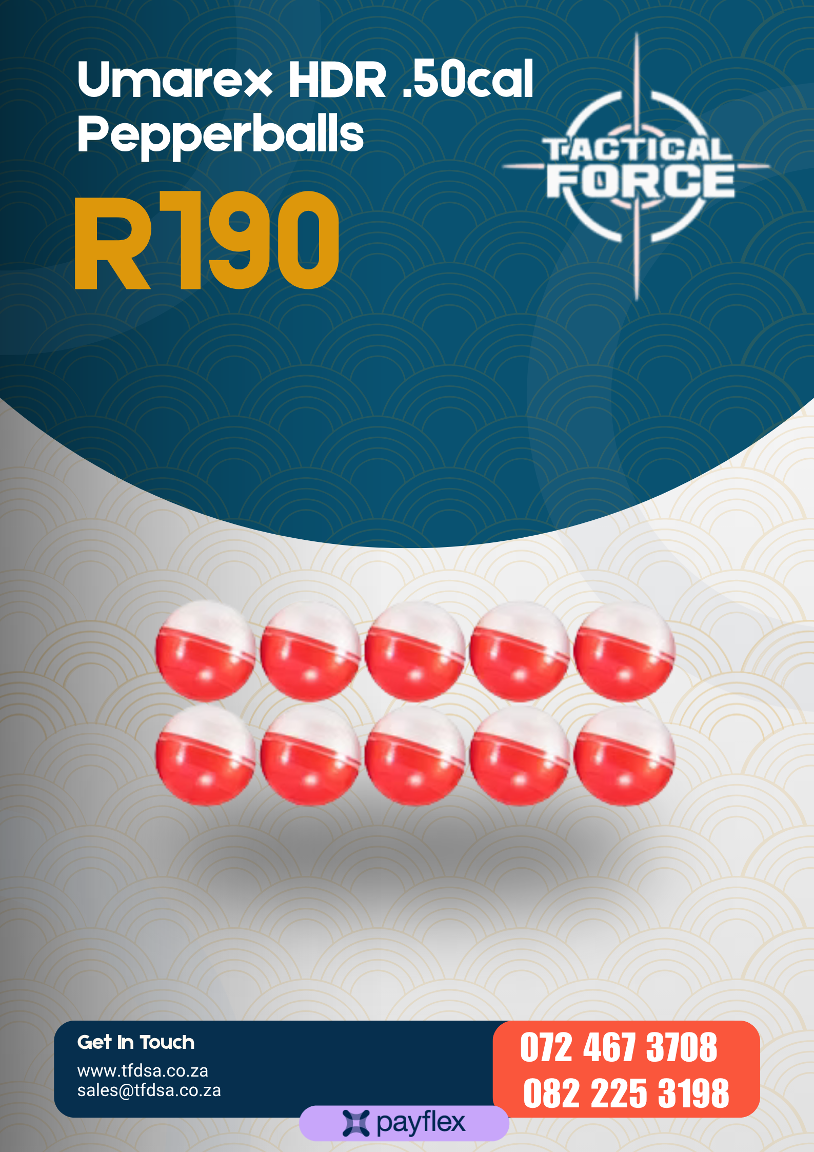 Umarex HDR .50cal Pepperballs - Pack of 10