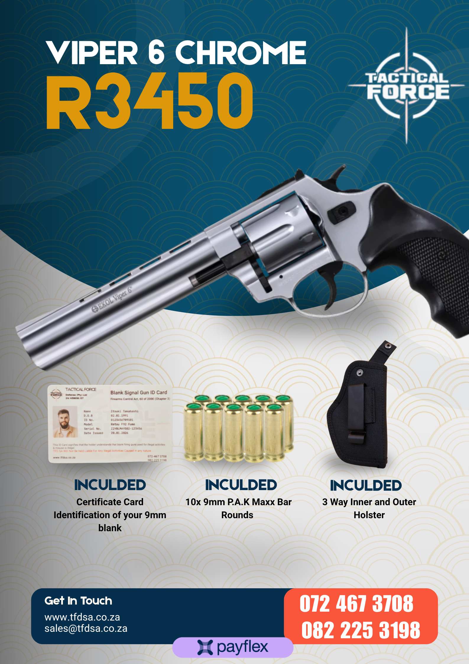 EKOL Viper 6″ Blank Revolver