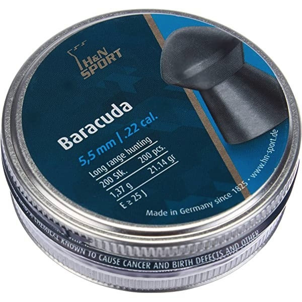 Thumbnail: H & N Baracuda Pellets 5.5mm (22 Cal) 200's