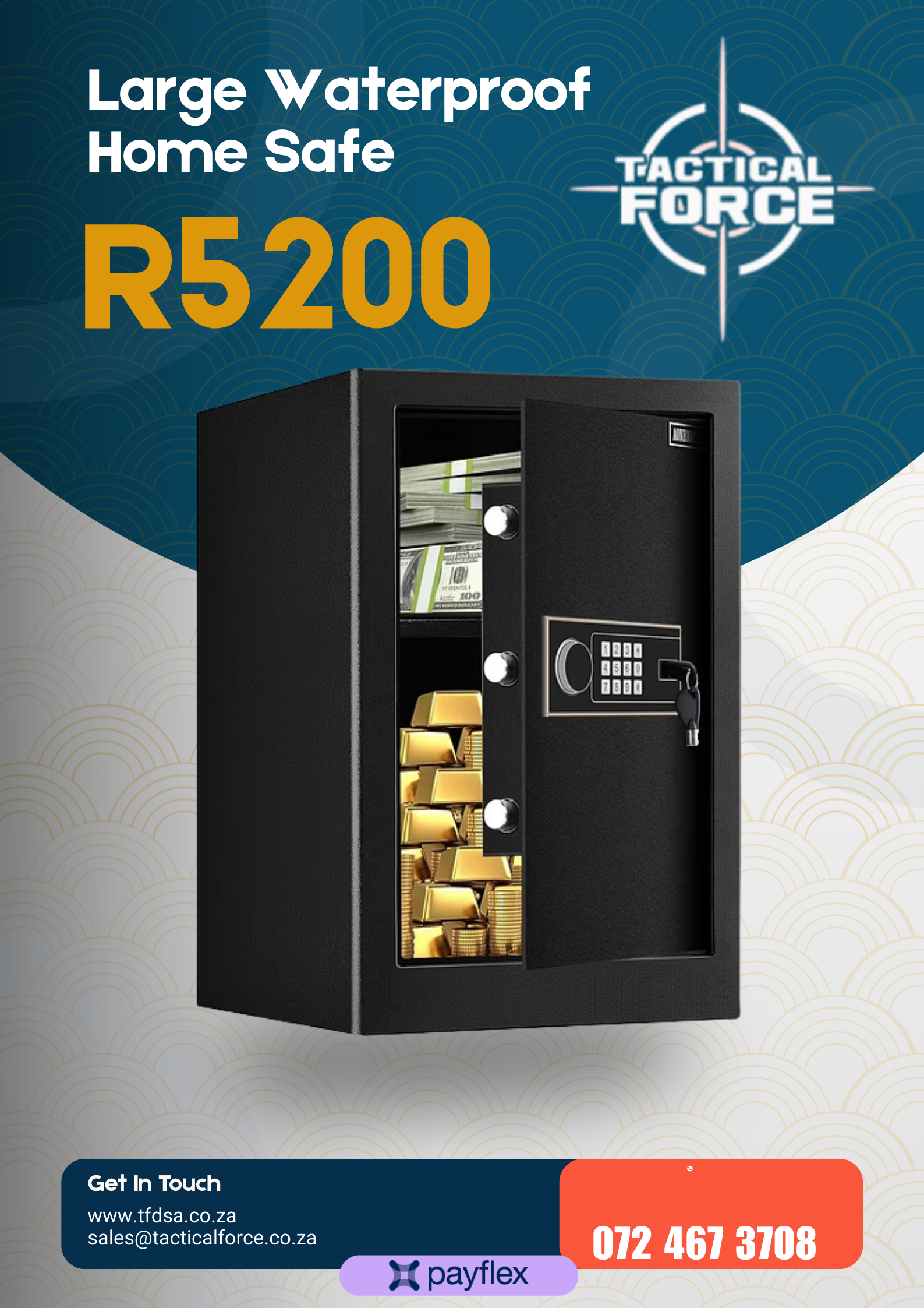 Large Waterproof Home Safe