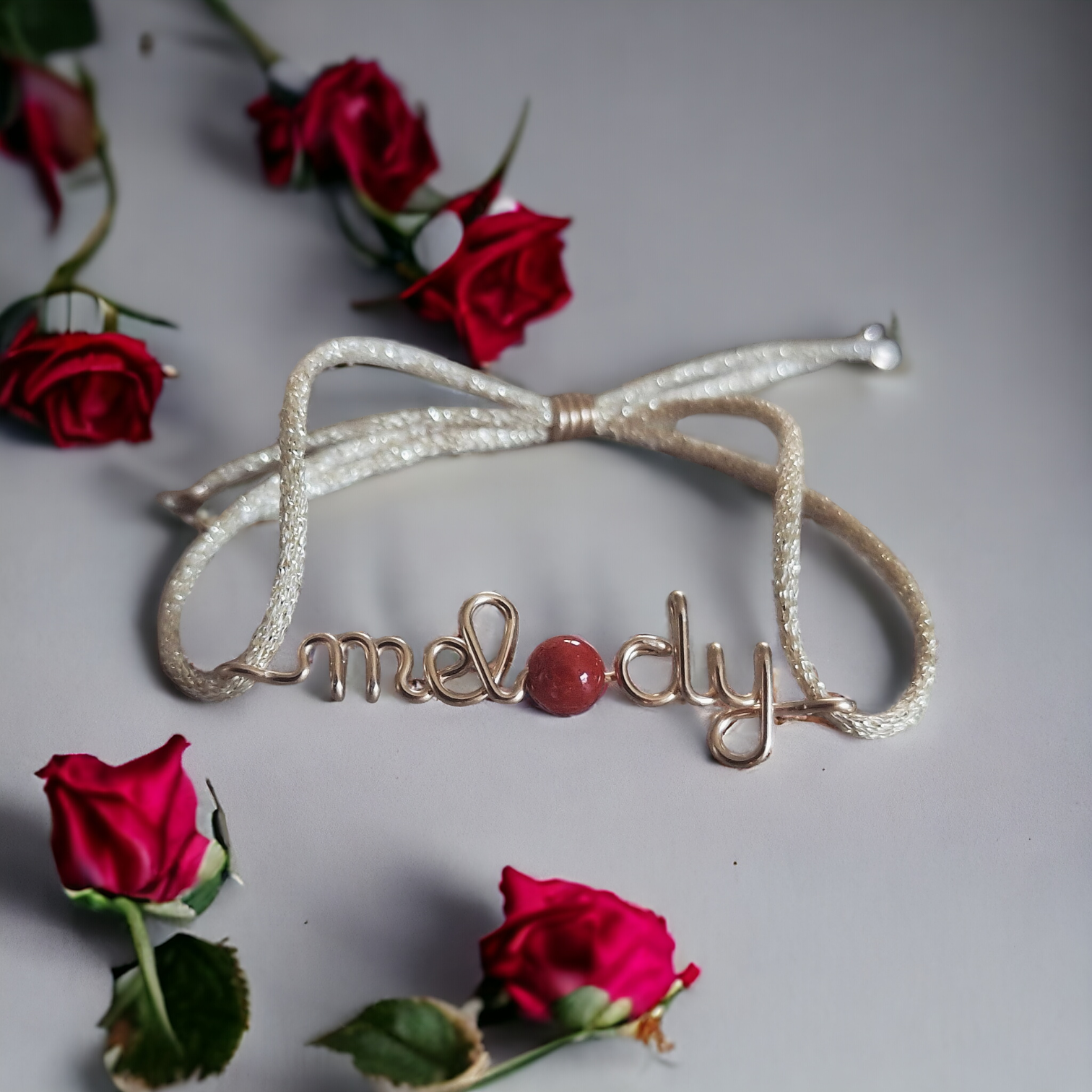 Bracelet "Per Tè" Perle de corail