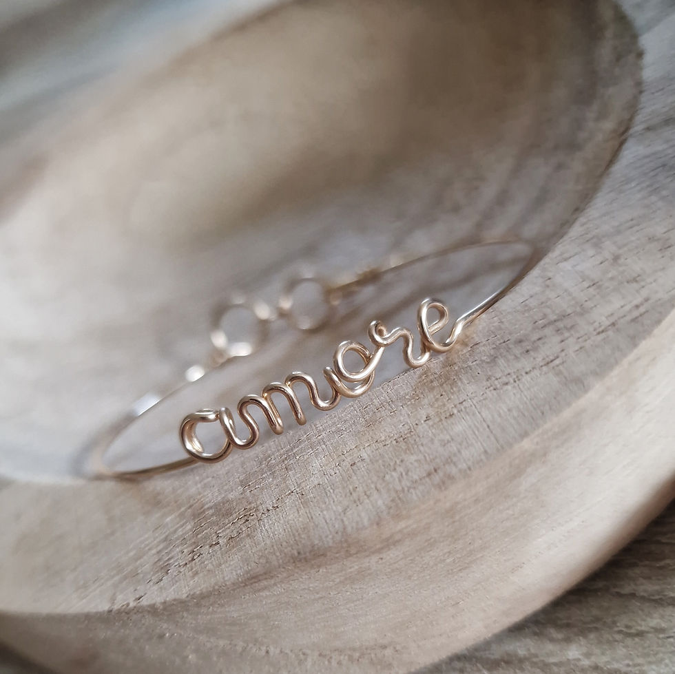 Miniatura: Bracelet "Per Tè" Jonc - Prêt à Expédier