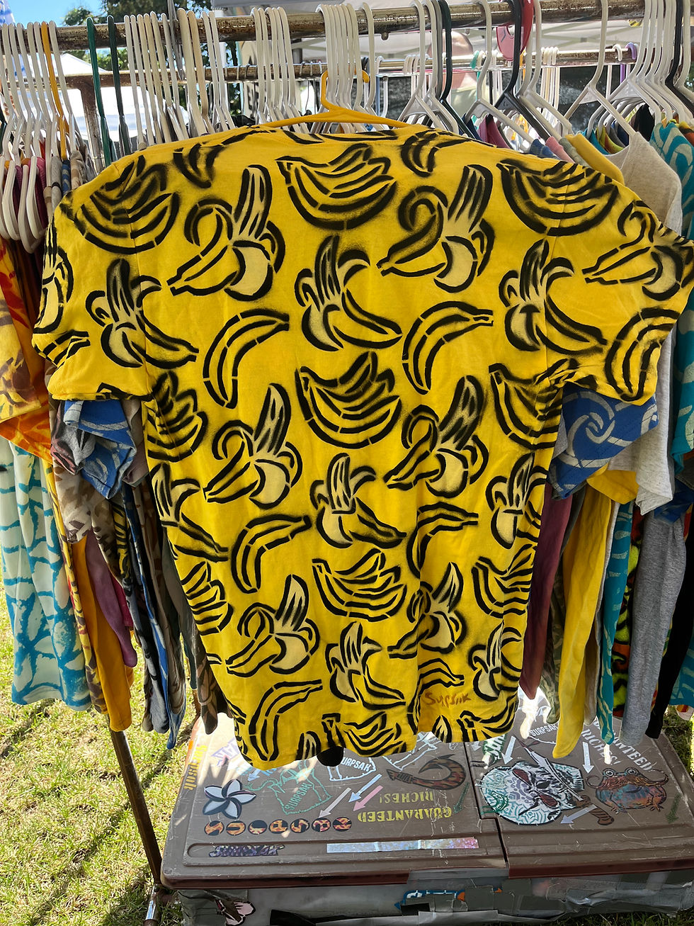 Thumbnail: Banana pattern t-shirt 