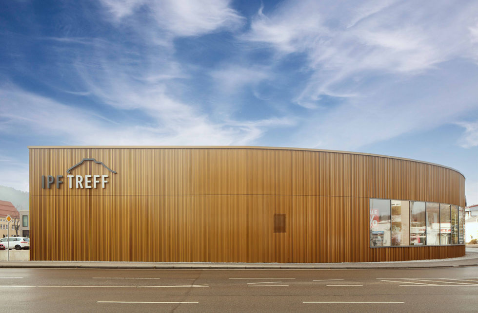 Merz Objektbau Architektur und Projektentwicklung Aalen IPF Treff Bopfingen Einzelhandel Architekturfotografie