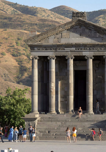 starożytna świątynia pogańska w Garni