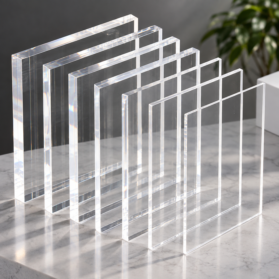 Policarbonato compacto o poliestireno cristal