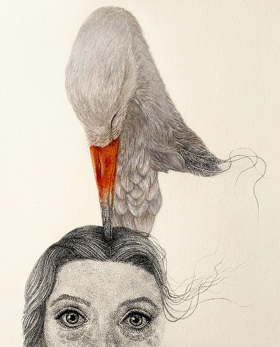 'Perhaps it was Only the Pepper', Cerys Knighton, ink pointillism and pencil.jpg