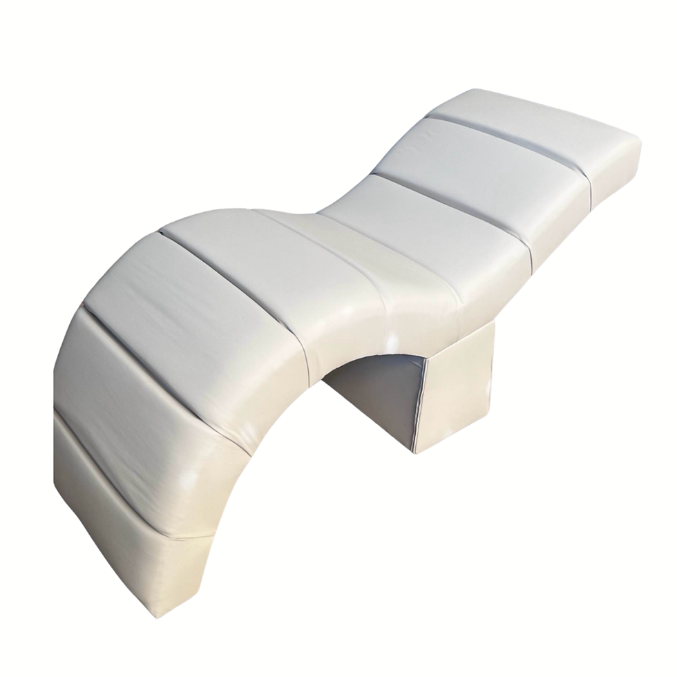 Miniatura: Sofa Camilla Lineal Estética Beige Felpa