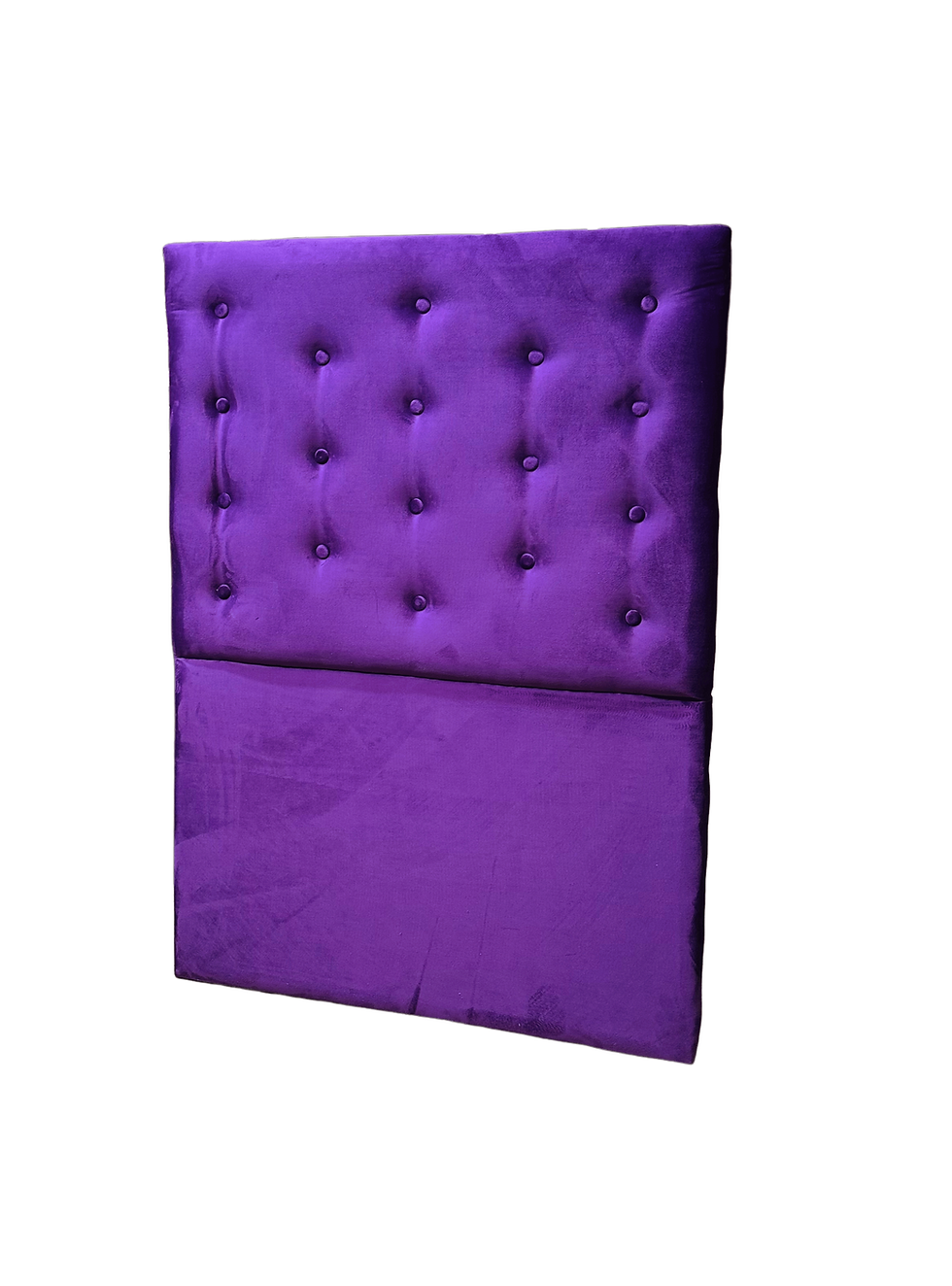 Miniatura: Respaldo a piso Morado Felpa 1PLAZA
