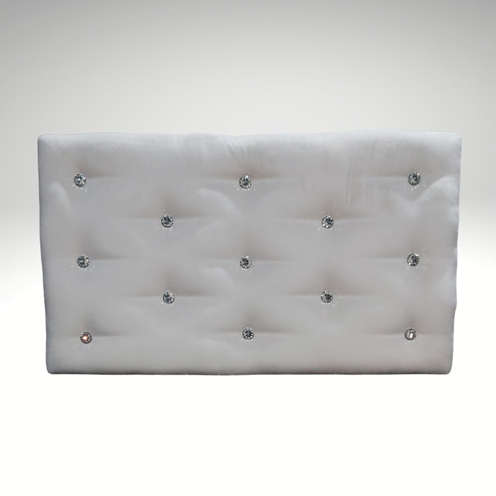 Respaldo 1 plaza Crudo Felpa Diamante