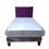 Miniatura: Cama plaza y media Colchon MARVER Morada Felpa Diamante