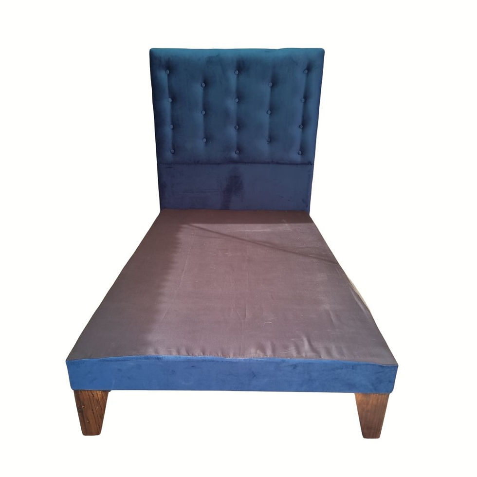 Base 1 plaza + Respaldo a Piso Azul Marino