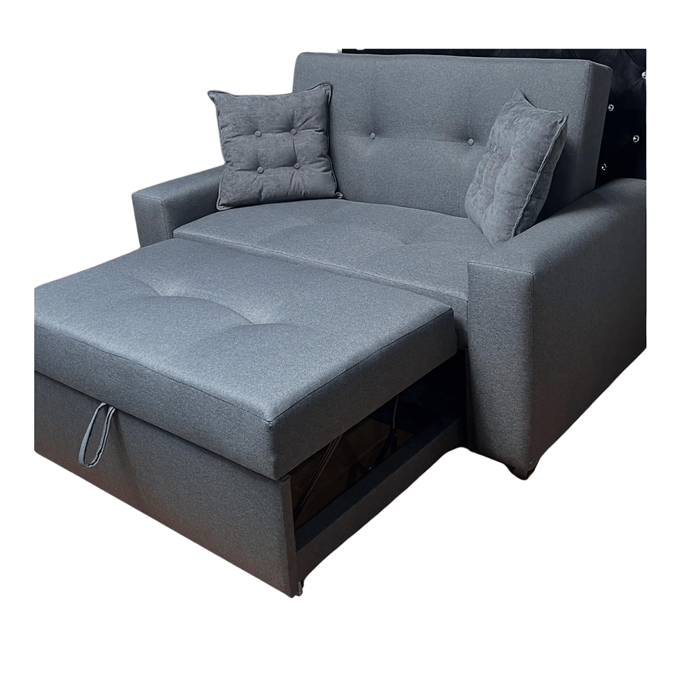 Miniatura: Sofa cama 2 Cuerpos Gris Lino