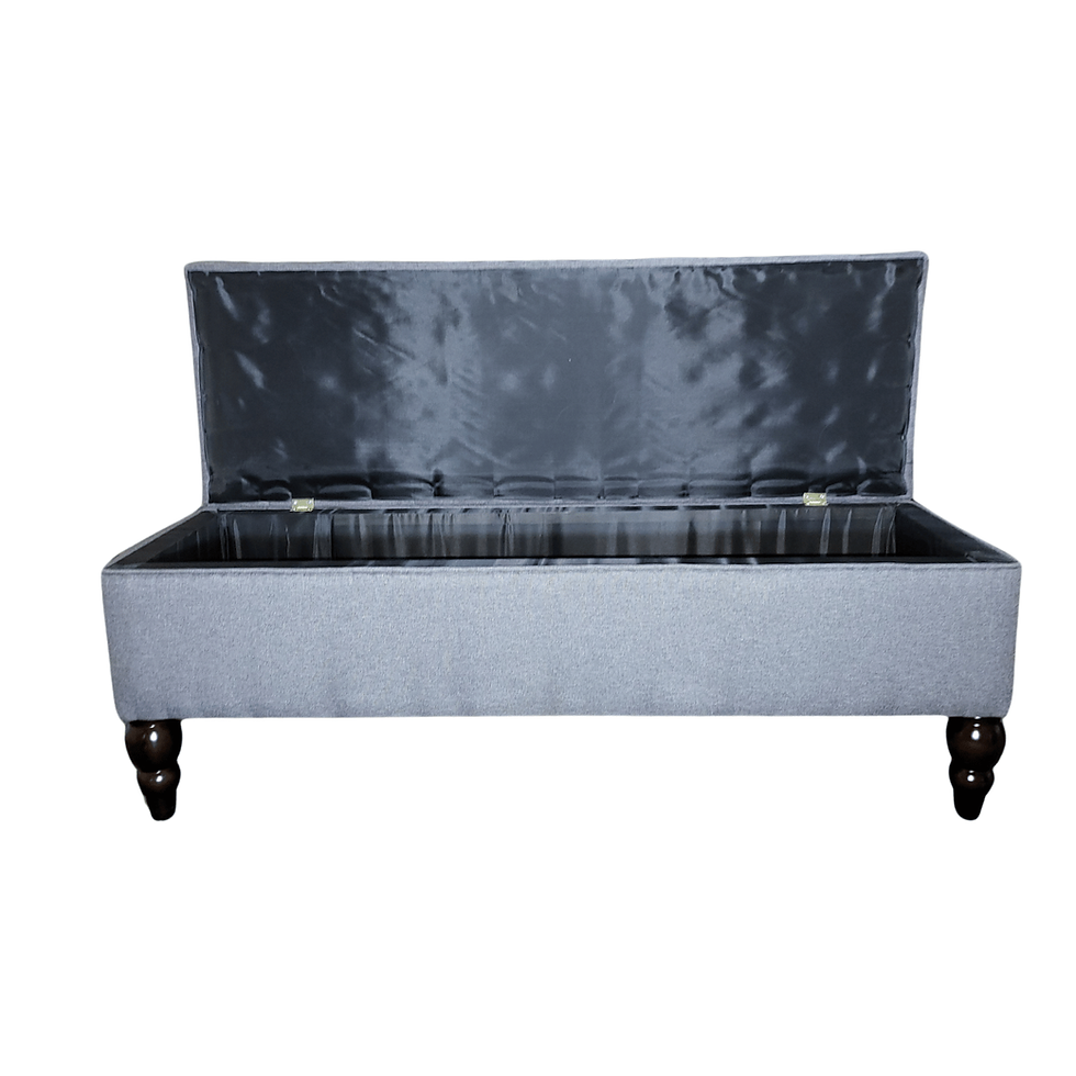 Miniatura: Banqueta Baul Capitoné Reina 120x40x42x20 Rimar