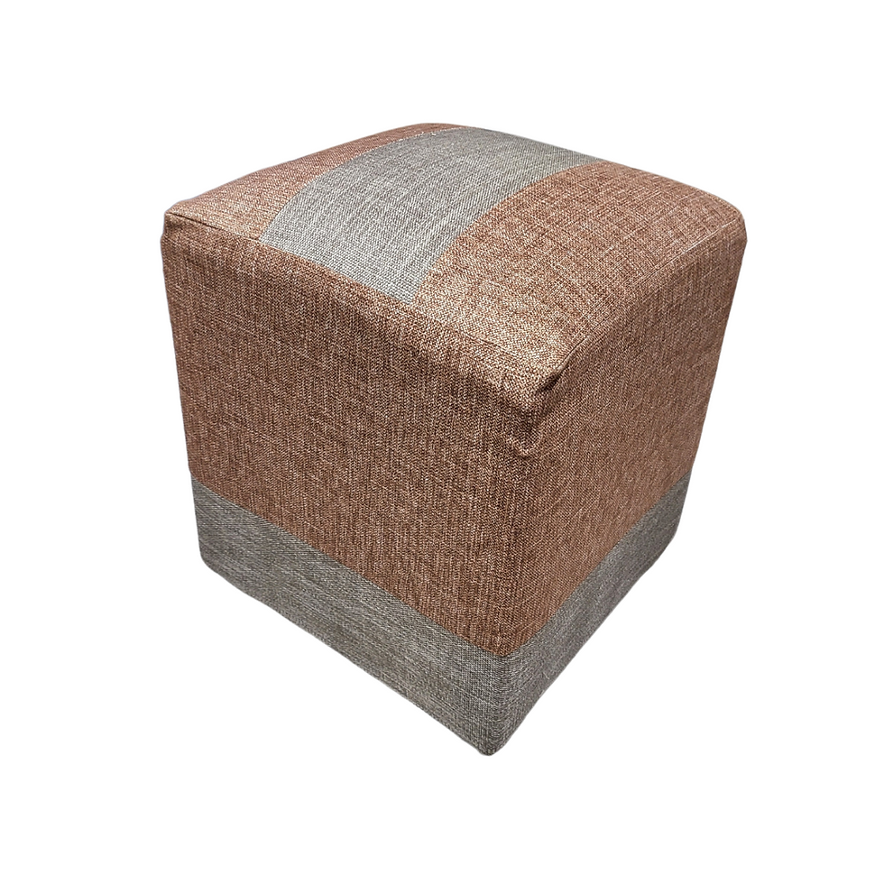 Miniatura: Pouf Bicolor Lino 35x35x42 Muebles Rimar