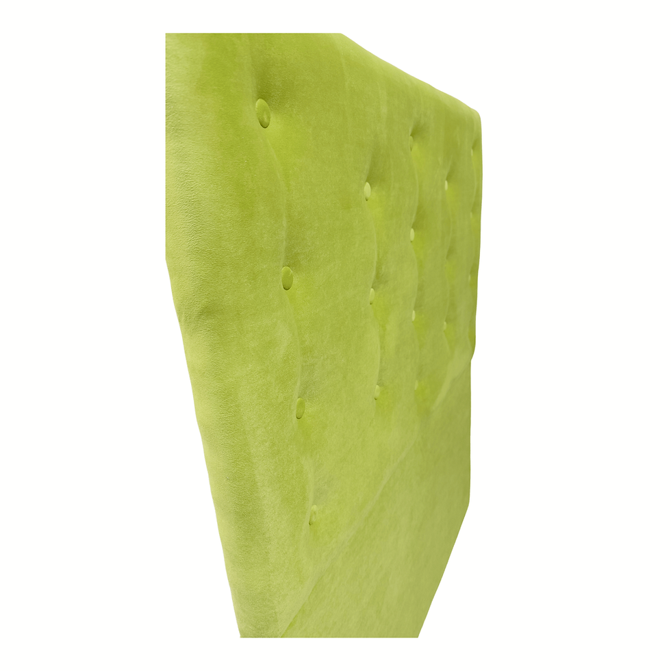 Miniatura: Respaldo a piso Verde Pistacho Felpa 1PLAZA