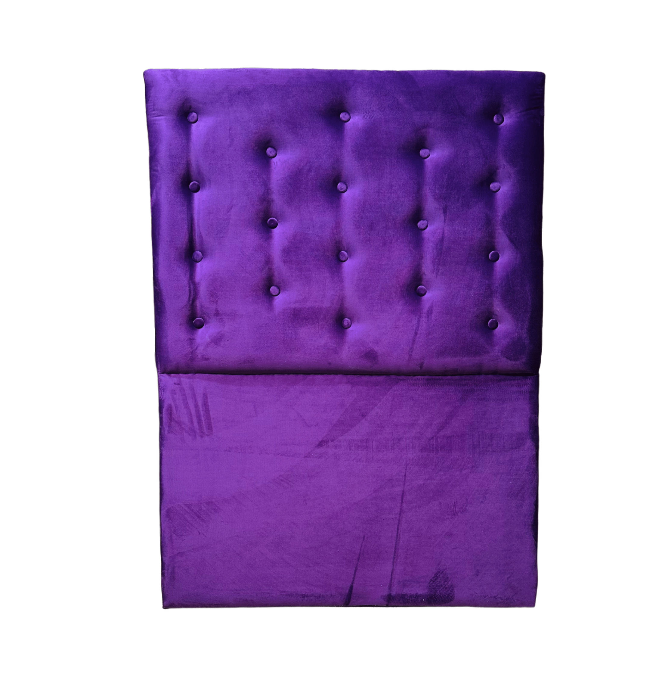 Respaldo a piso Morado Felpa 1PLAZA
