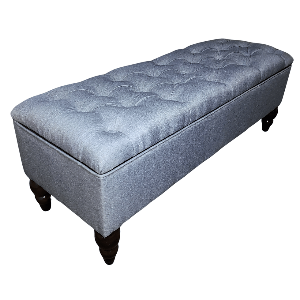 Miniatura: Banqueta Baul Capitoné Reina 120x40x42x20 Rimar