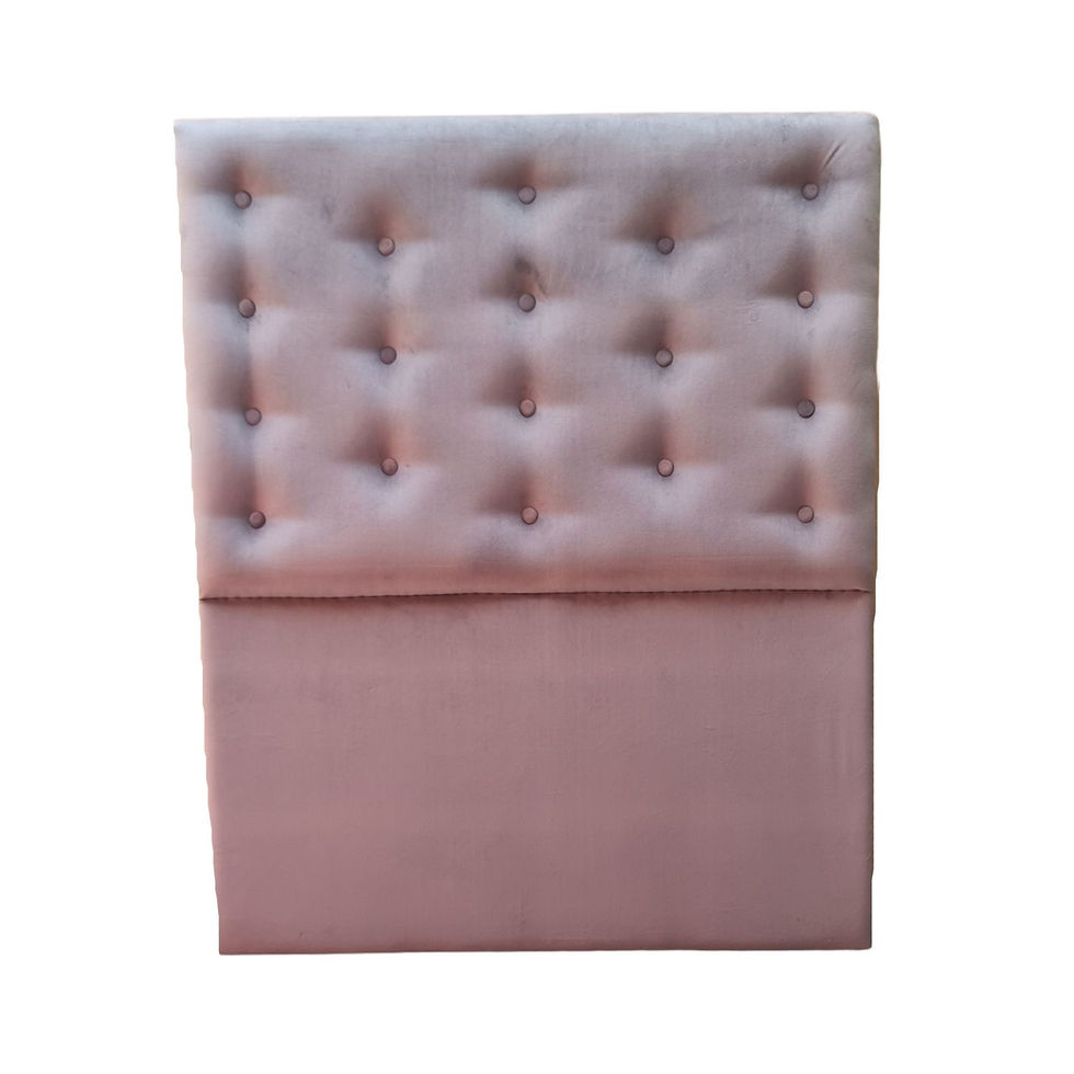 Miniatura: Respaldo a piso plaza y media Gris Claro  Felpa