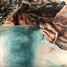 100 x 100 cm
Acryl auf Leinwand