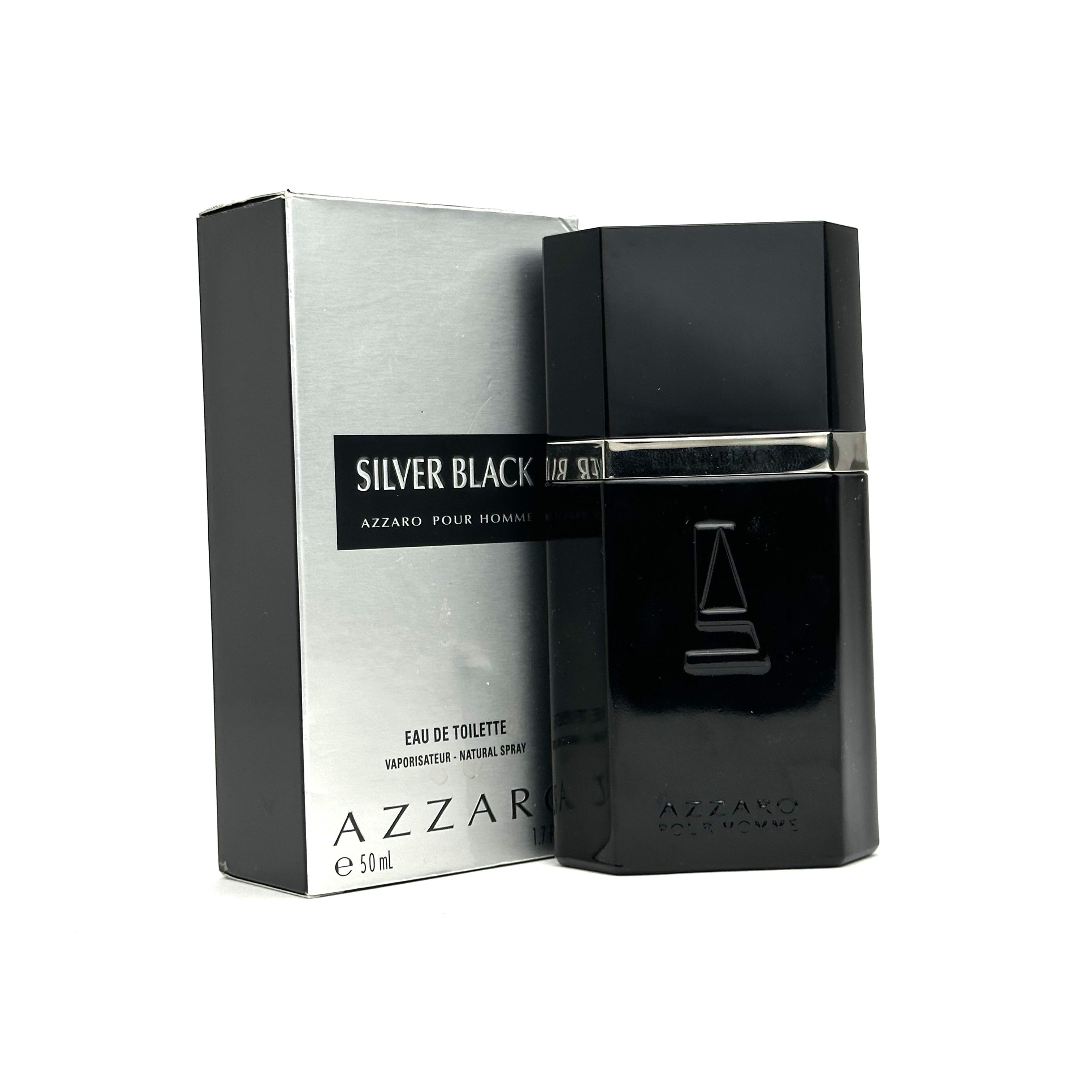 Silver Black AZZARO Eau de Toilette, 1.7 oz.