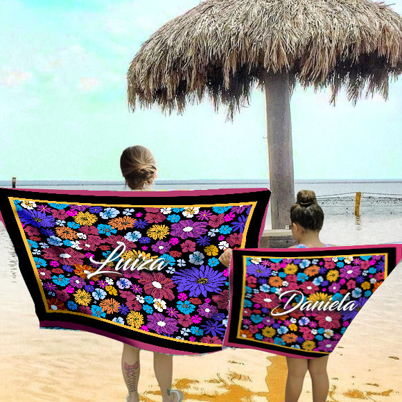 Miniatura: Canga de praia Mãe e Filha