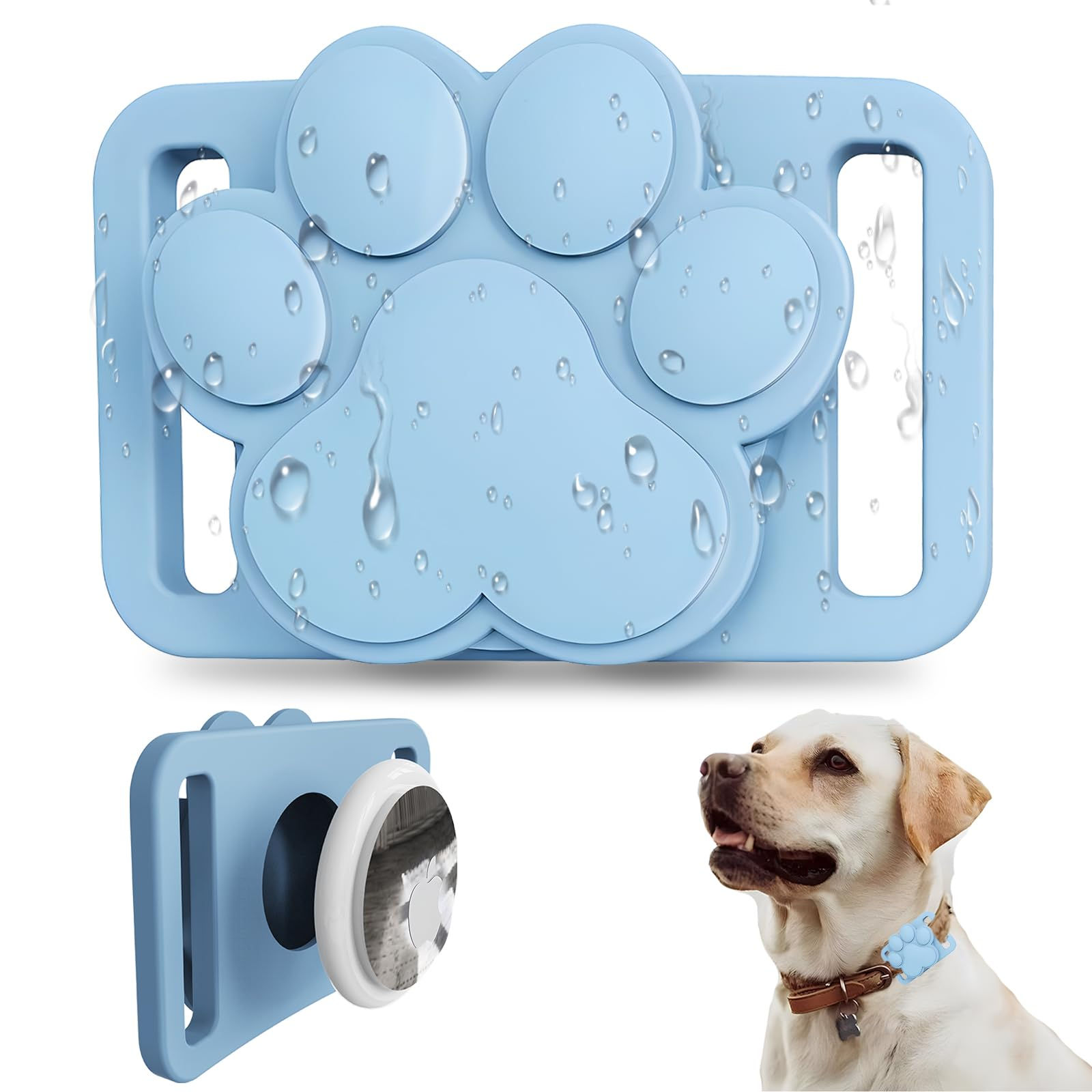 Airtag Dog Collar Holder Airtag Dog Holder for Collar Airtag Holder for Cat Coll
