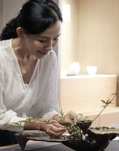 「刻度:Touch 七週年茶具珍藏展」置花