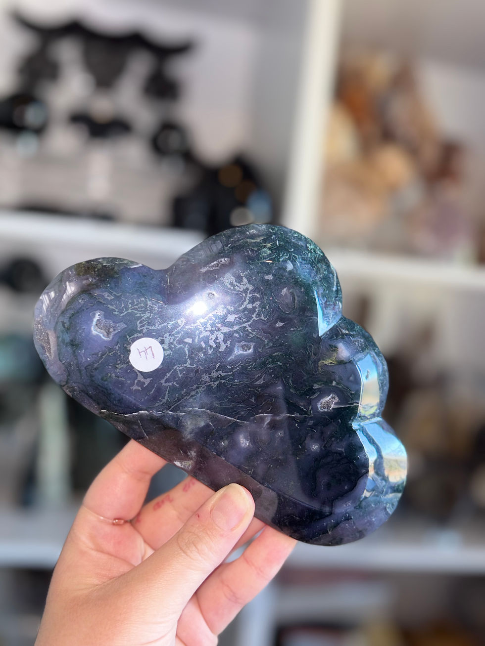 Thumbnail: Moss Agate cloud plate