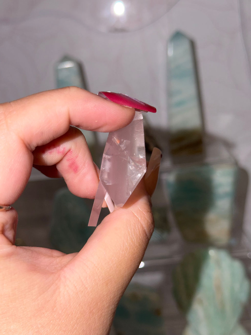 Thumbnail: Pink Lithium Quartz Freeform b