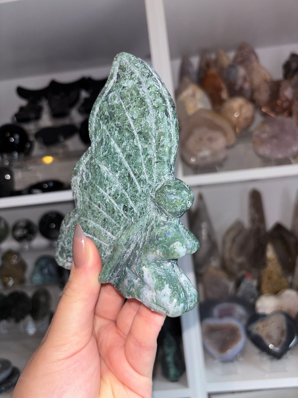 Thumbnail: Moss agate Fairy 