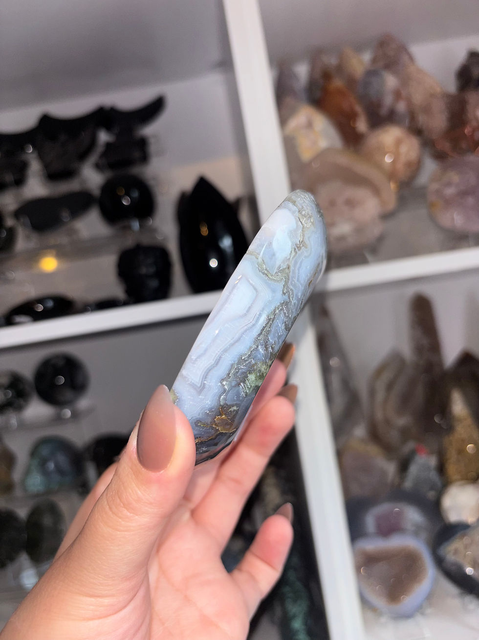 Thumbnail: Moss agate bowl