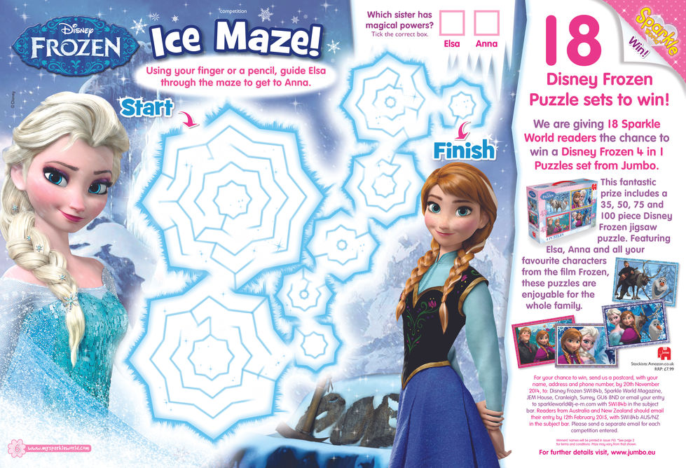 Frozen maze