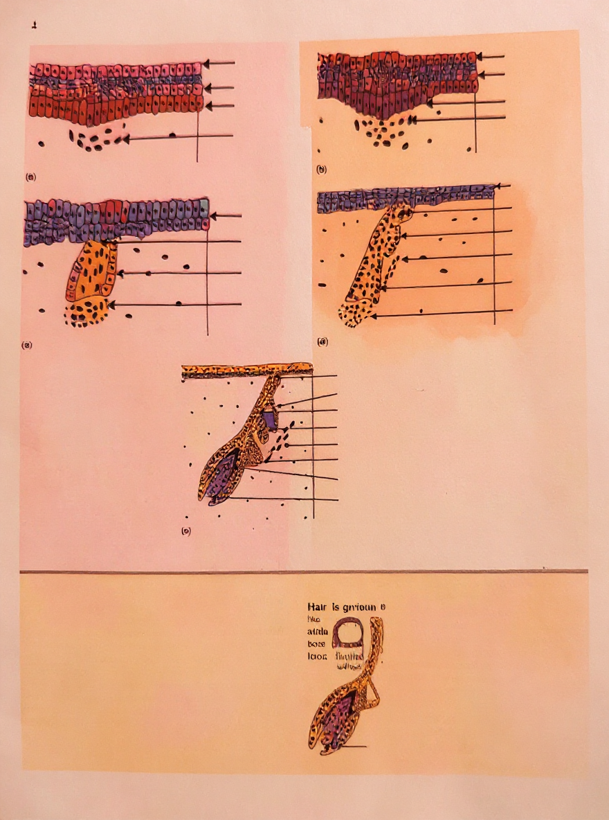 The histology of hair follicle