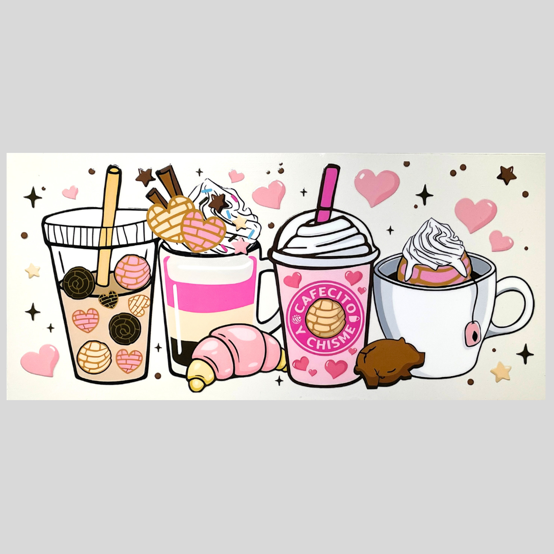 Coffee UV DTF Transfers