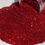 Thumbnail: Scarlet - Red metallic fine polyester glitter